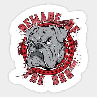 Beware of the Dog Sticker